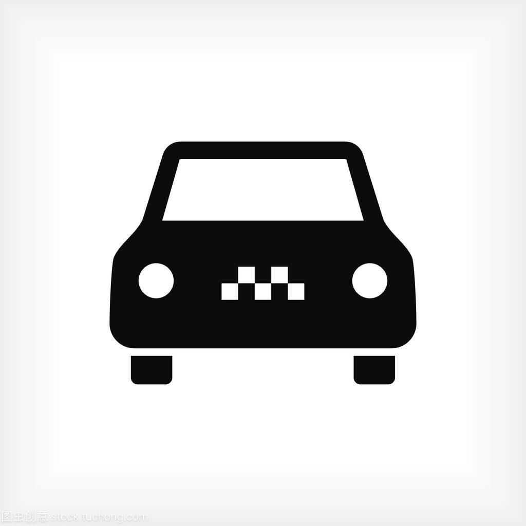 出租車圖標(biāo)矢量圖形設(shè)計(jì) 簡約與辨識(shí)度的完美融合